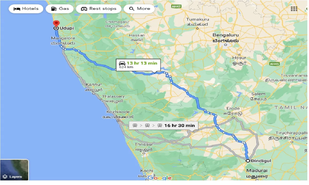 dindigul-to-udupi-one-way