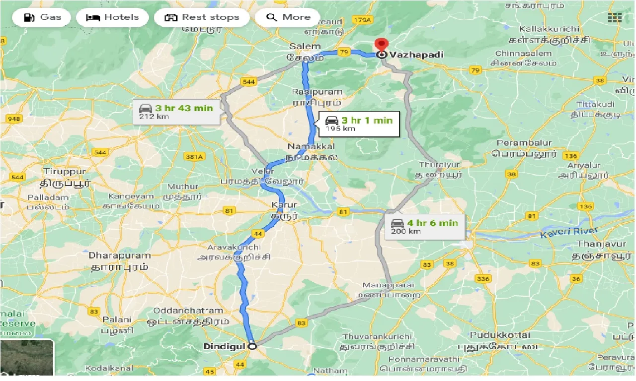 dindigul-to-vazhapadi-taxi