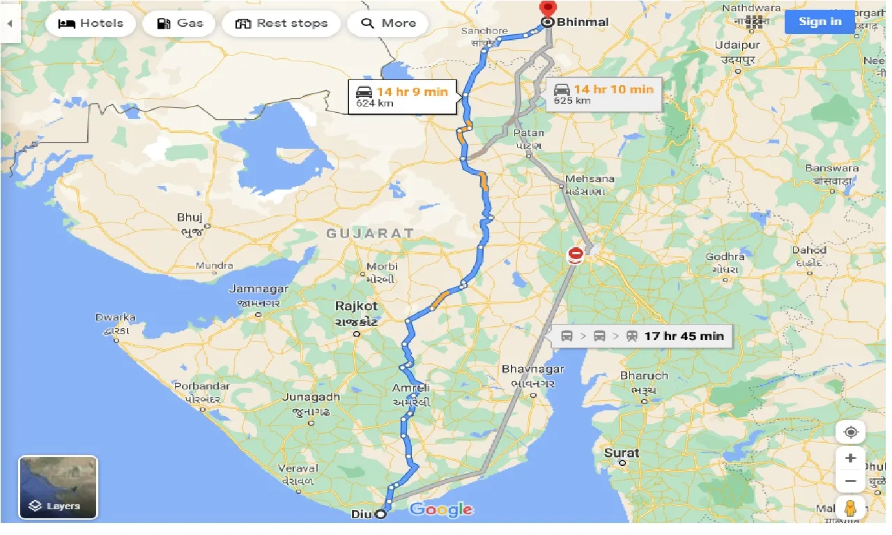 diu-to-bhinmal-one-way