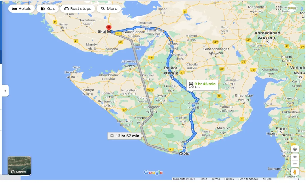 diu-to-bhuj-round-trip