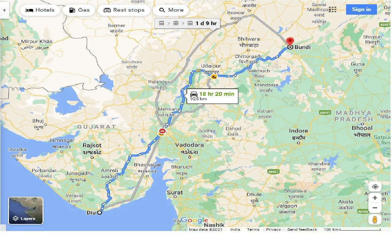 diu-to-bundi-one-way