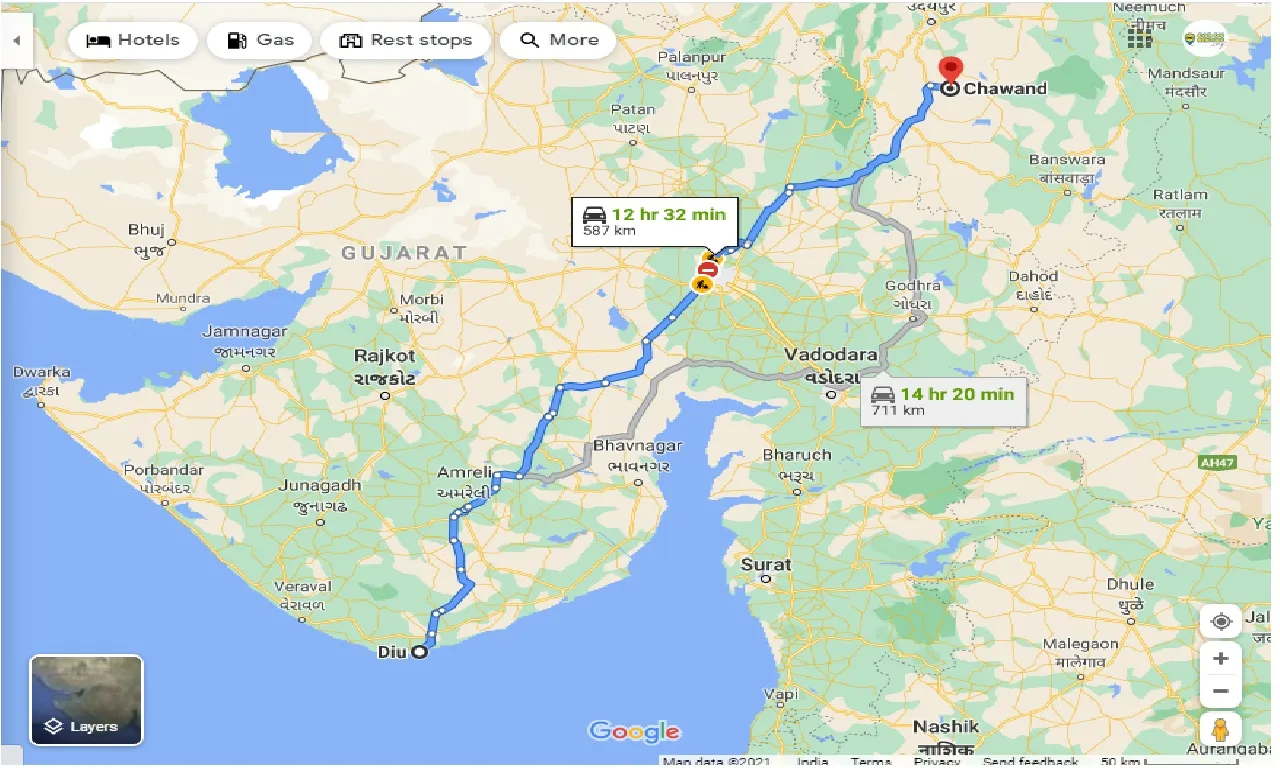 diu-to-chavand-taxi