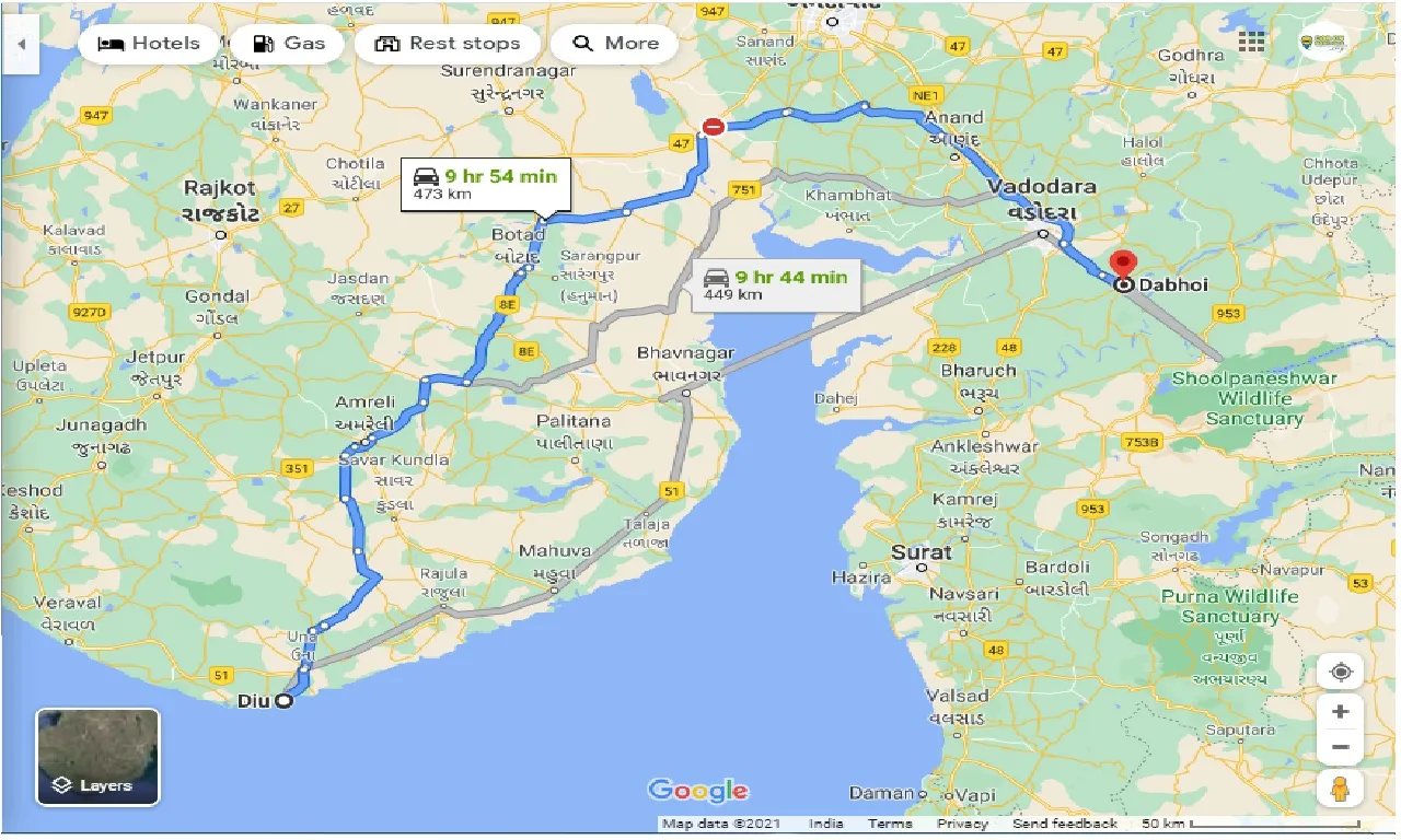 diu-to-dabhoi-taxi
