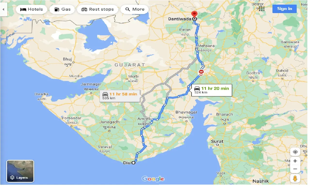 diu-to-dantiwada-one-way