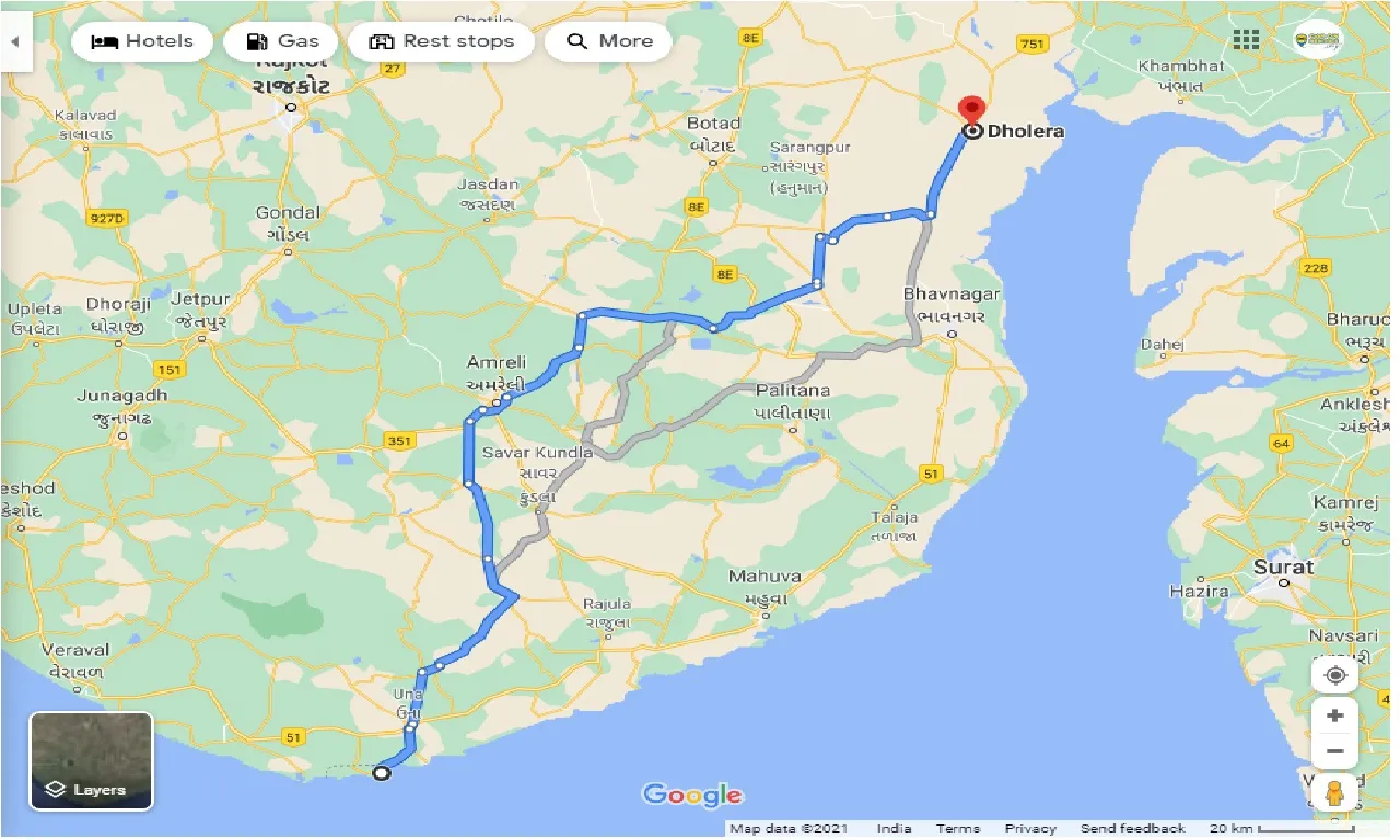 diu-to-dholera-one-way