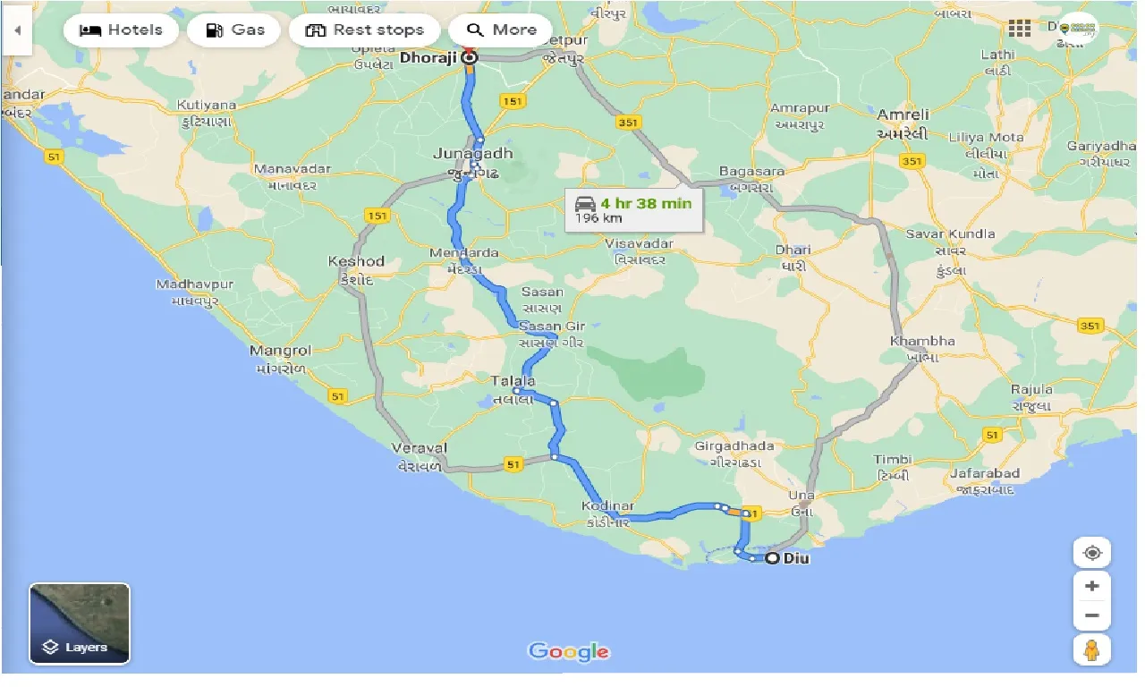 diu-to-dhoraji-one-way