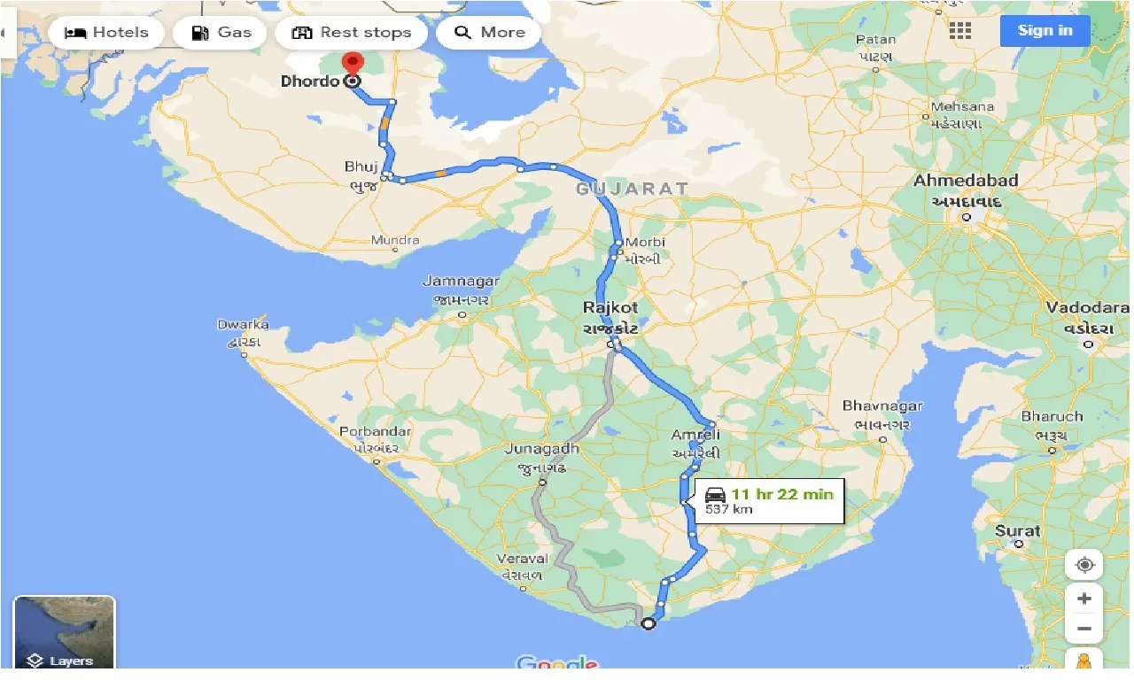 diu-to-dhordo-one-way