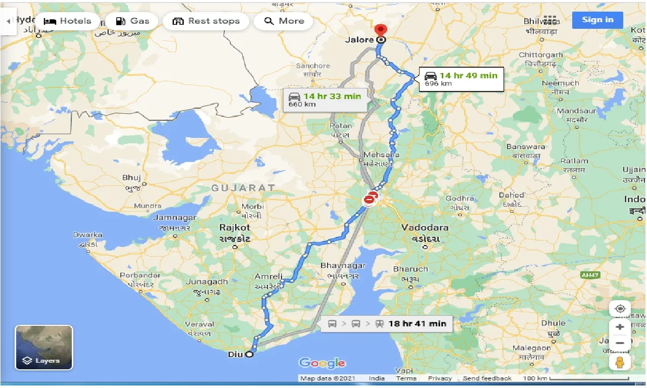 diu-to-jalore-taxi
