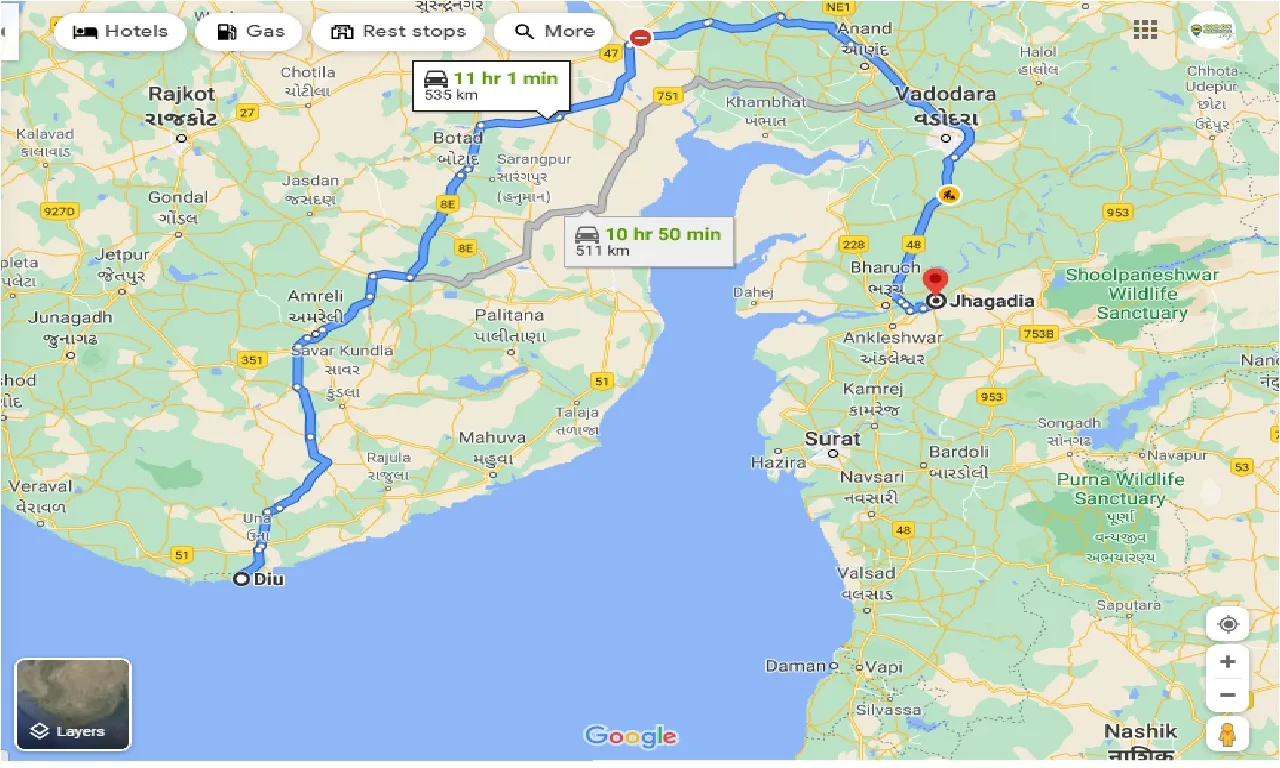diu-to-jhagadia-taxi