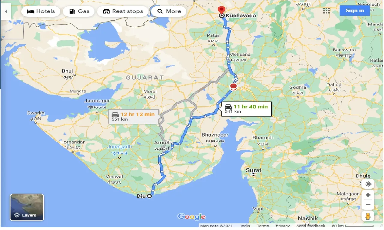 diu-to-kuchavada-taxi