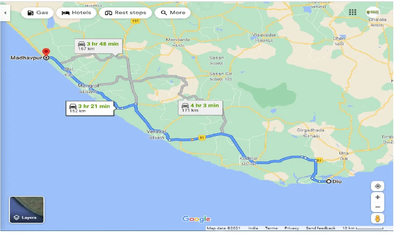 diu-to-madhavpur-taxi