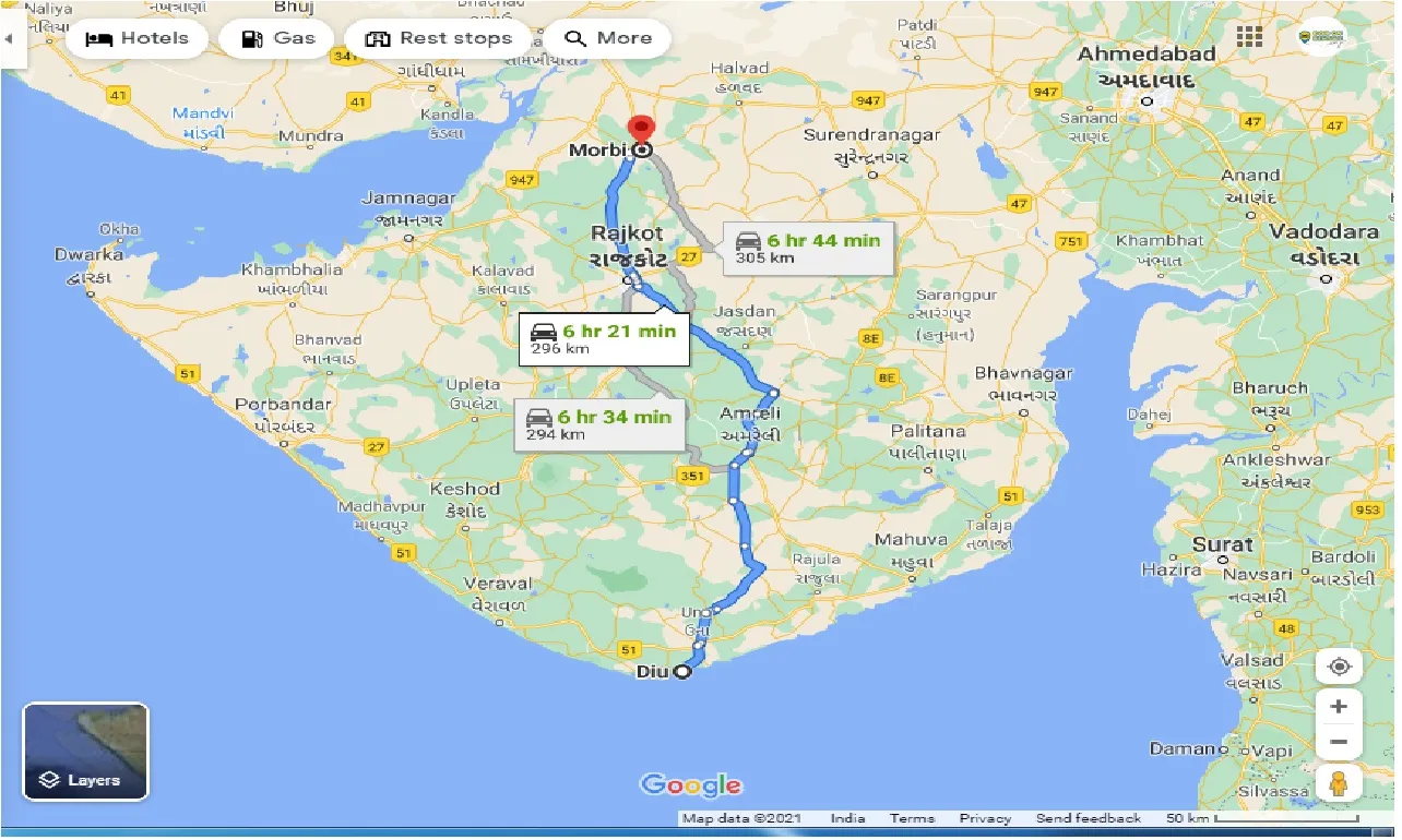 diu-to-morbi-one-way