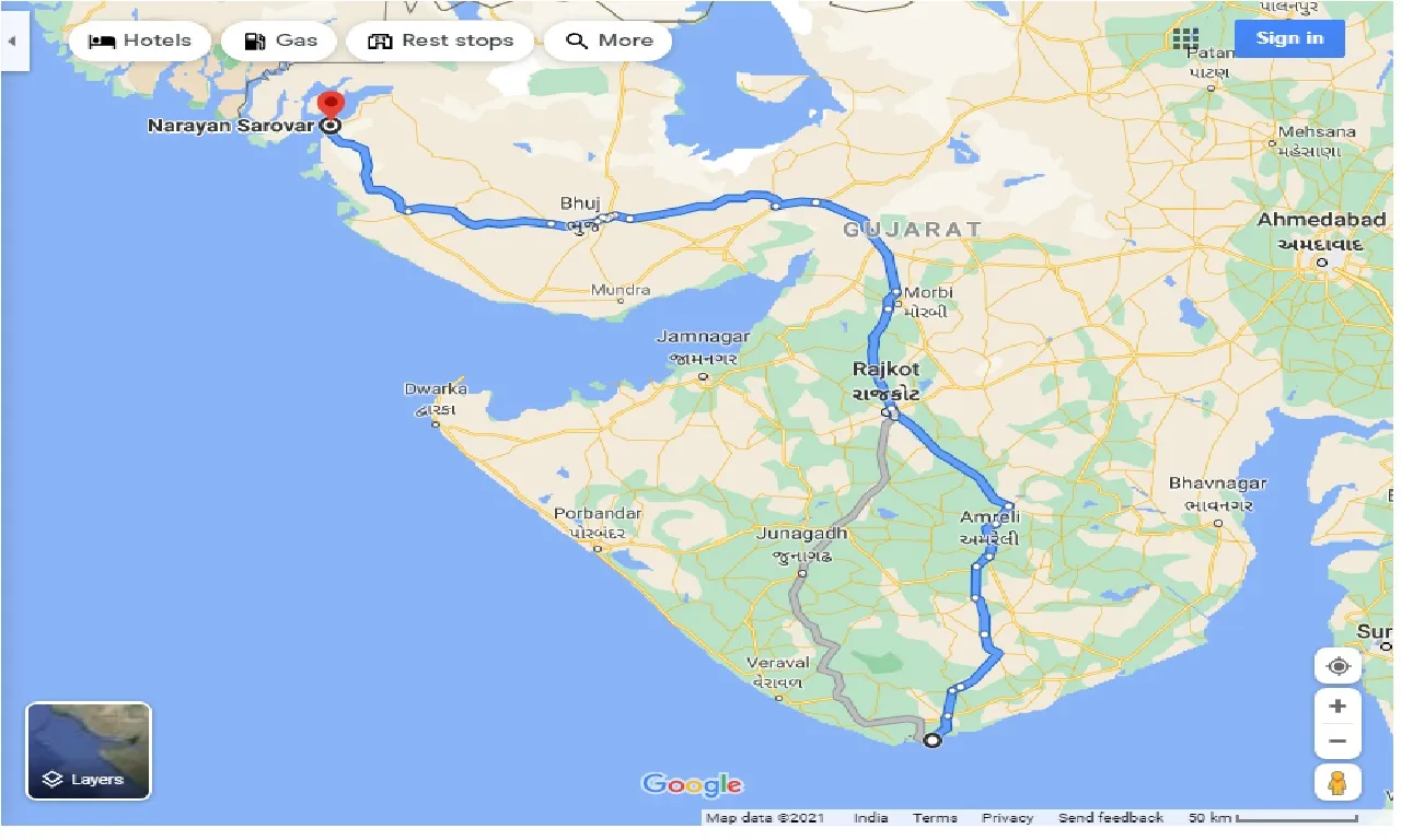 diu-to-narayan-sarovar-taxi