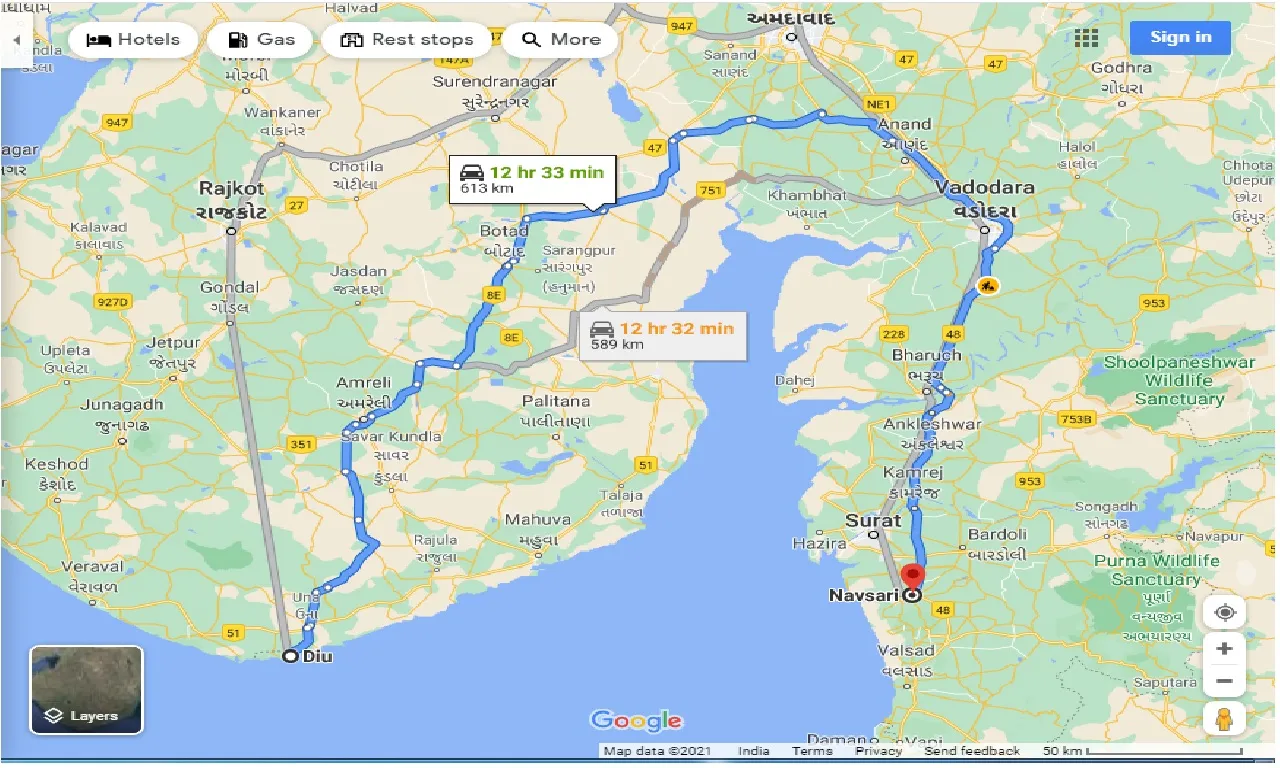 diu-to-navsari-taxi