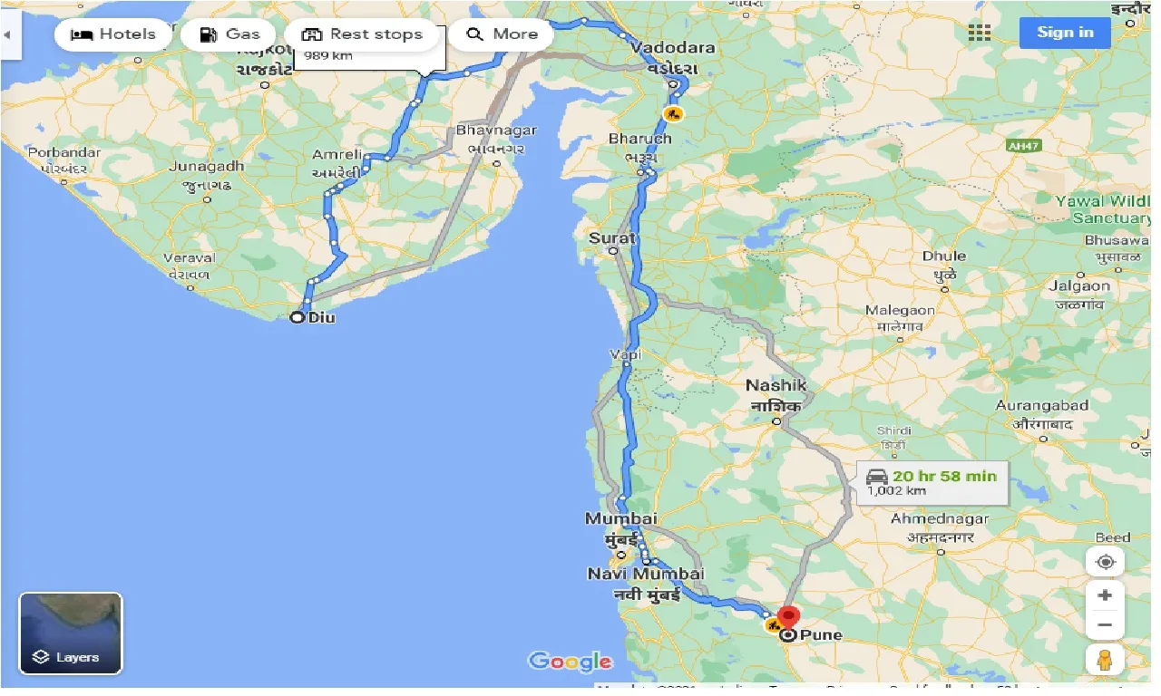 diu-to-pune-taxi