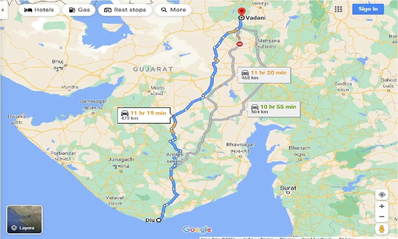 diu-to-vadani-taxi