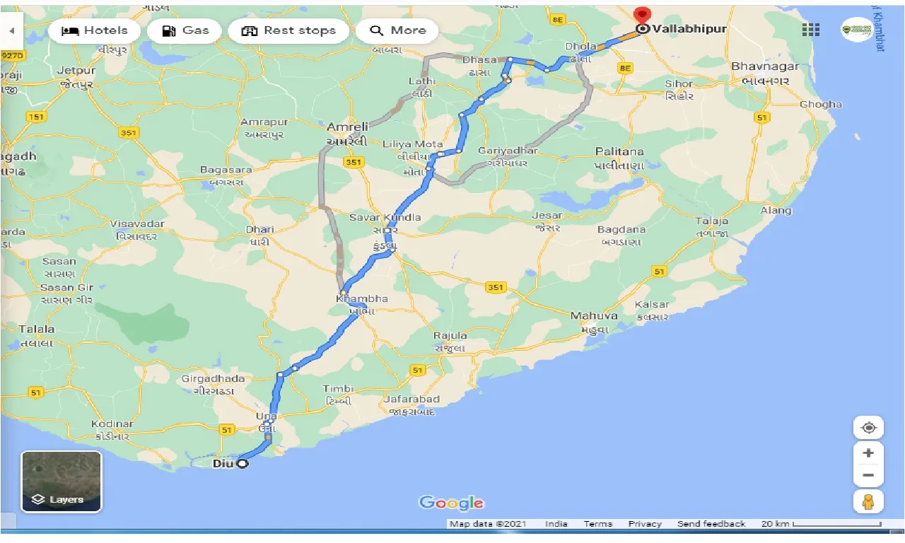 diu-to-vallabhipur-one-way
