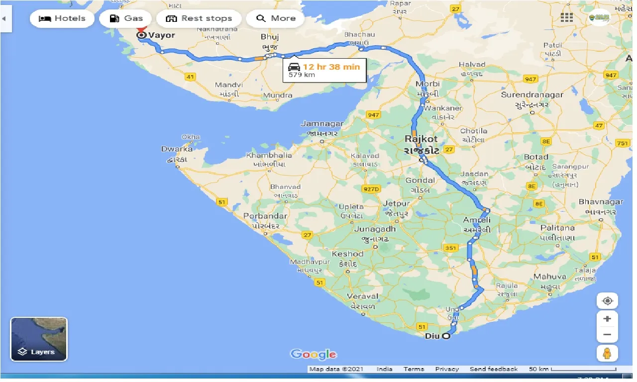 diu-to-vayor-taxi
