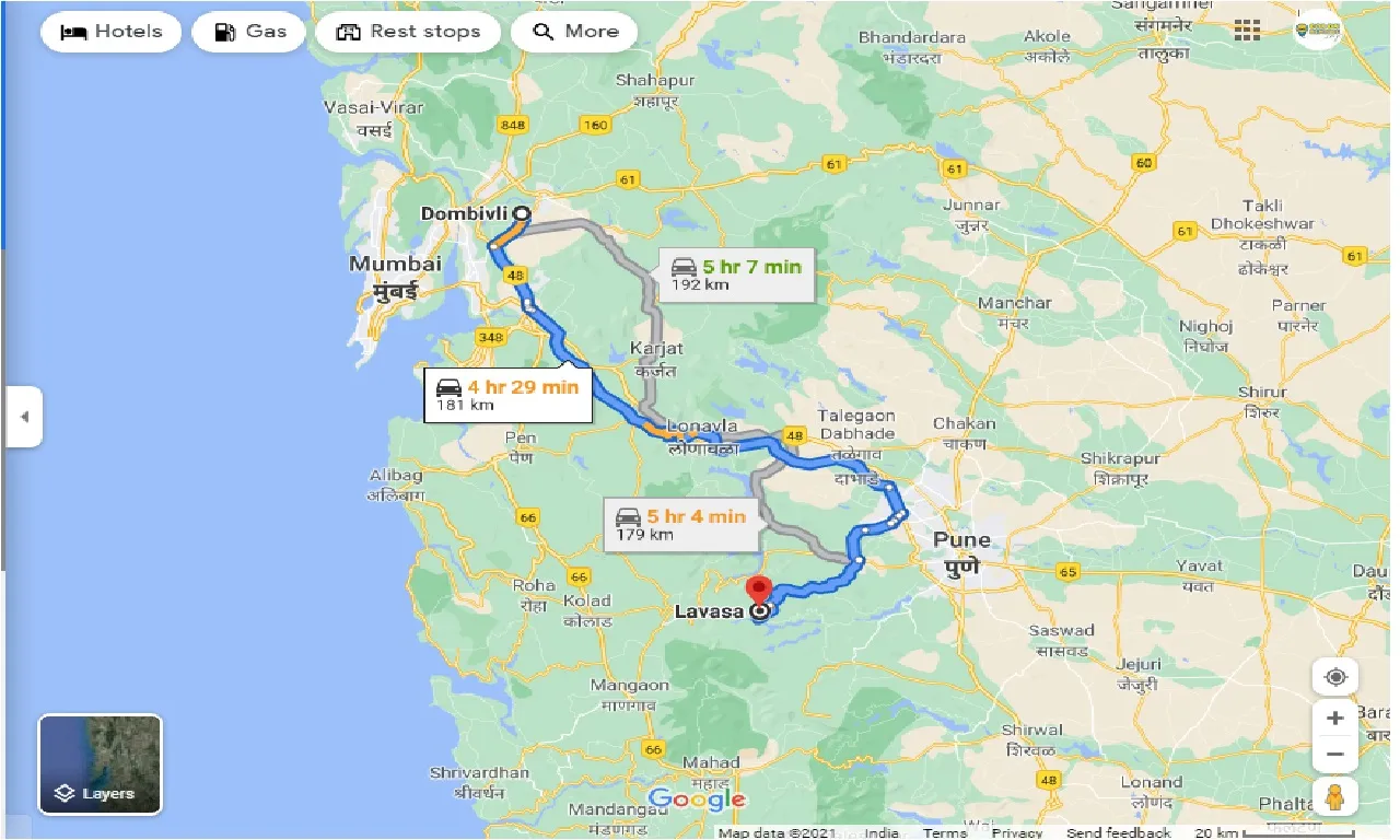 dombivli-to-lavasa-round-trip