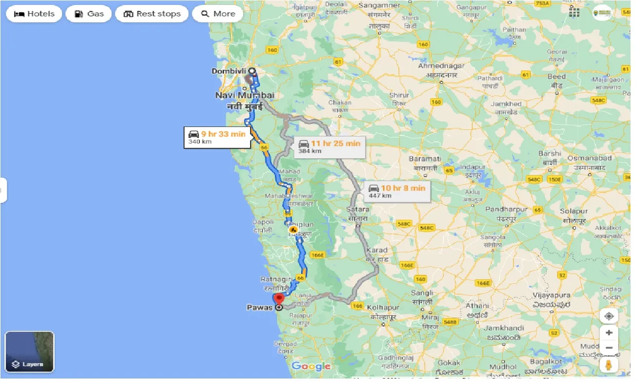 dombivli-to-pawas-round-trip