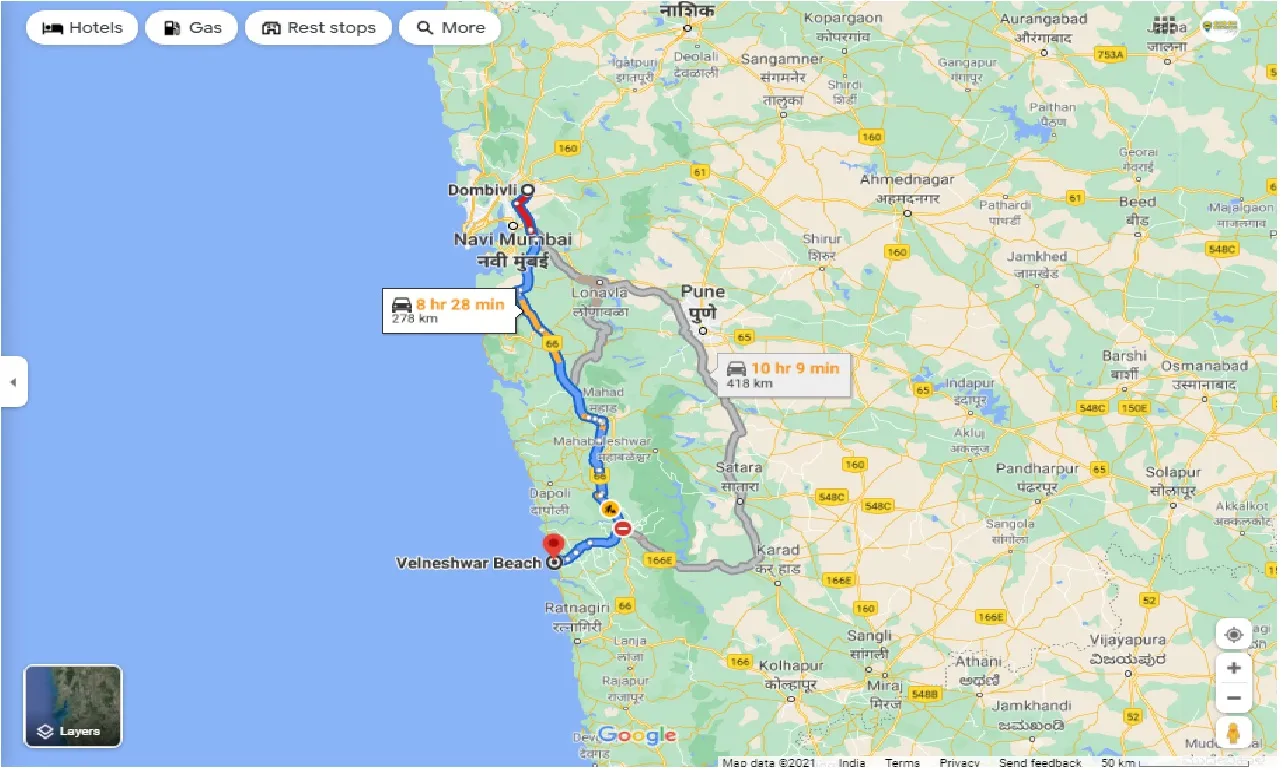 dombivli-to-velneshwar-beach-round-trip
