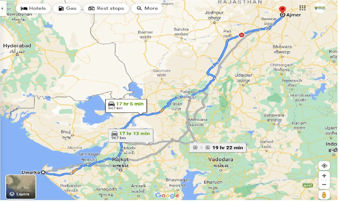 dwarka-to-ajmer-taxi