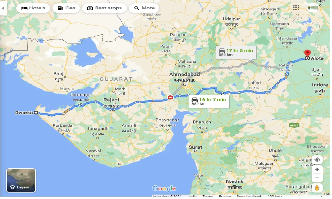 dwarka-to-alote-one-way
