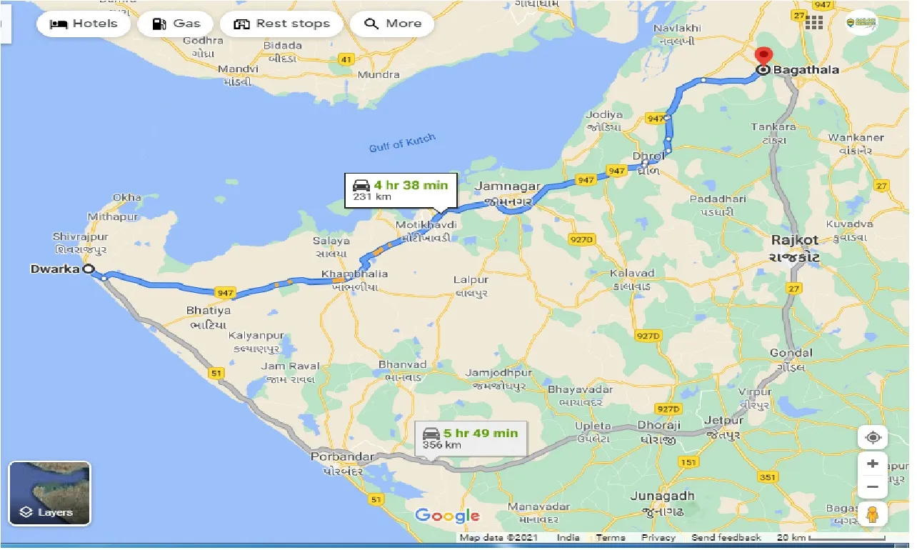 dwarka-to-bagathala-taxi