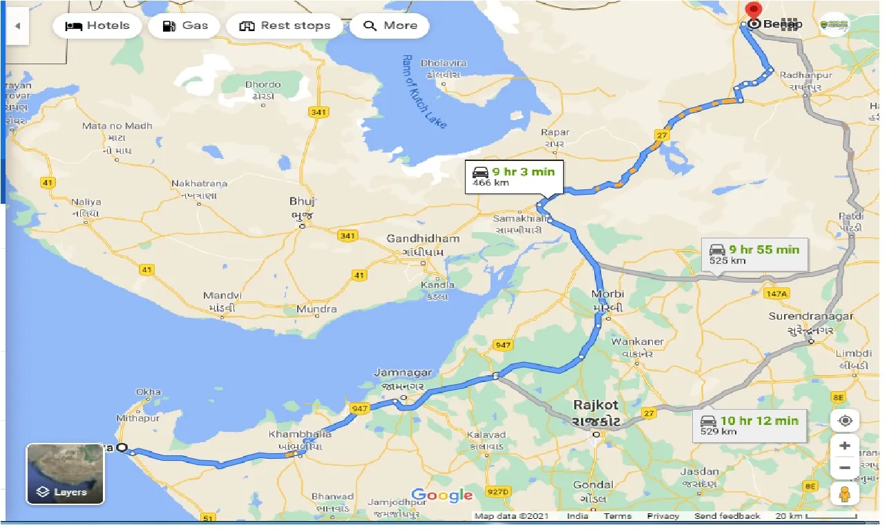 dwarka-to-benap-taxi