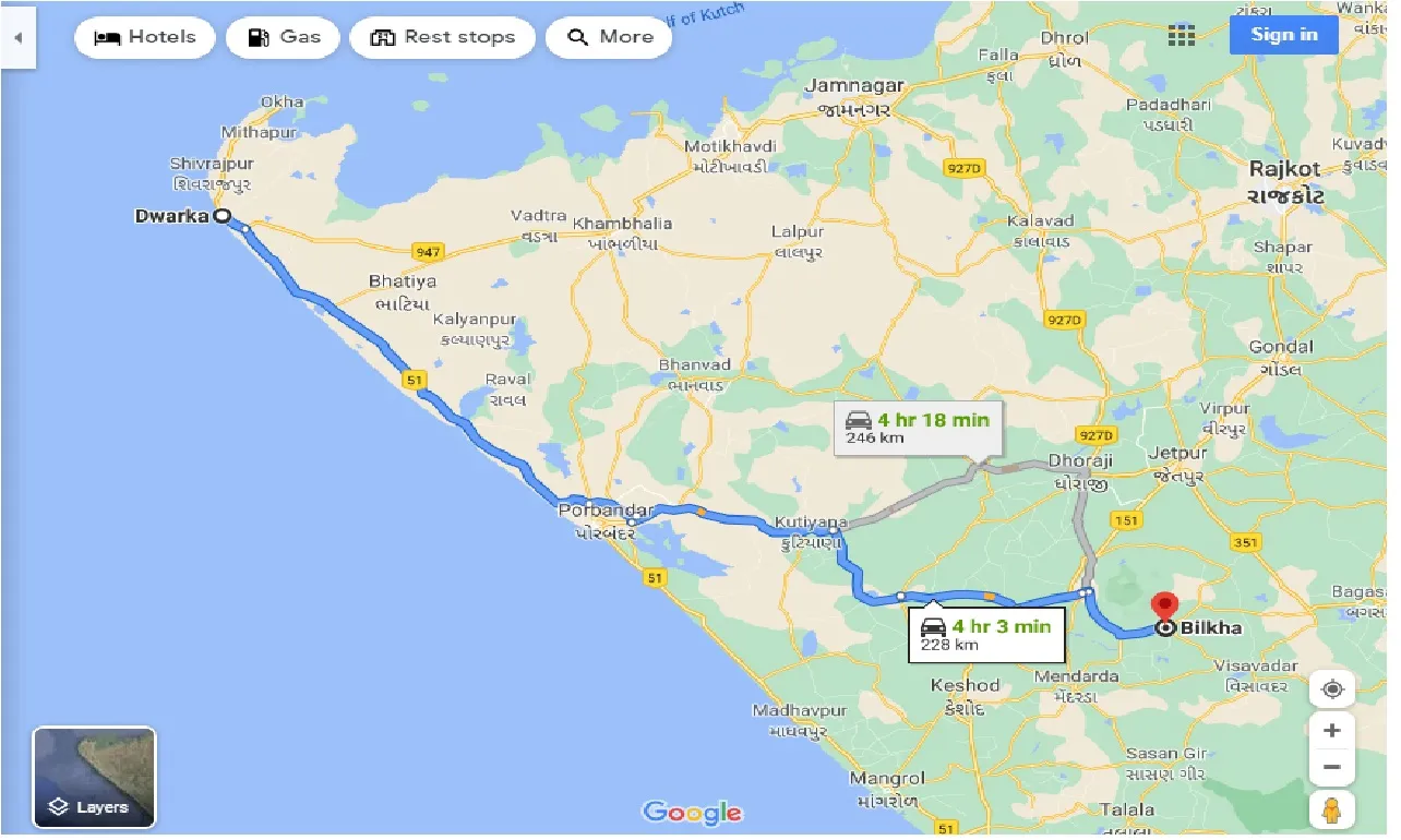 dwarka-to-bilkha-taxi