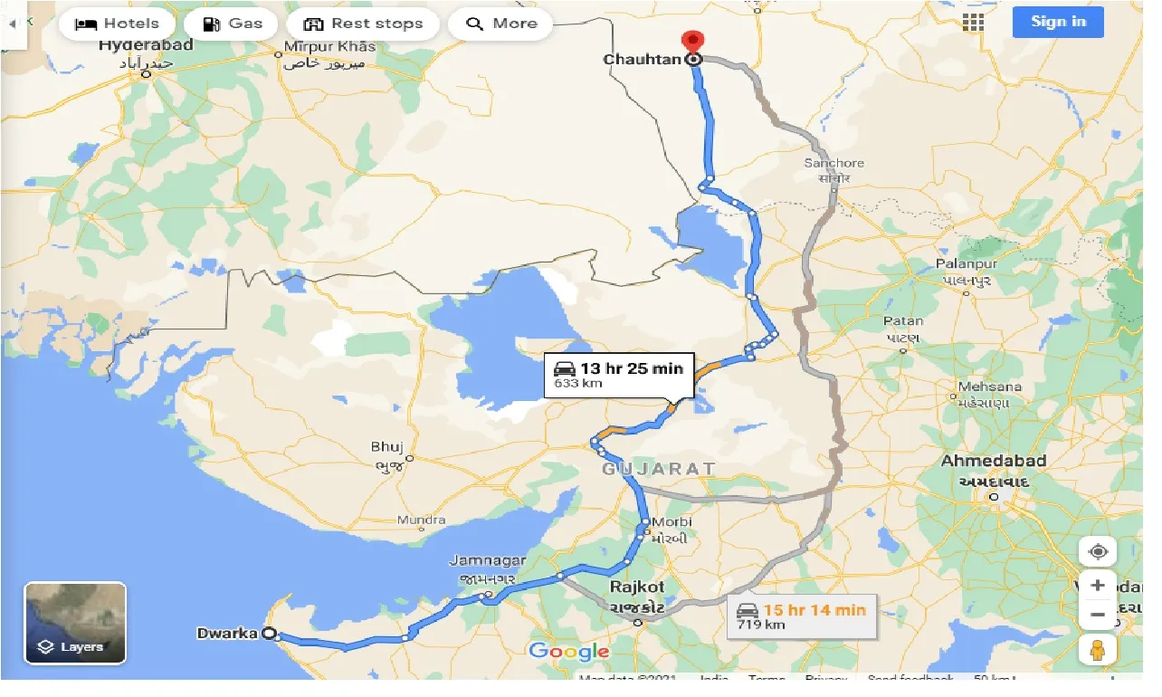dwarka-to-chauhtan-one-way