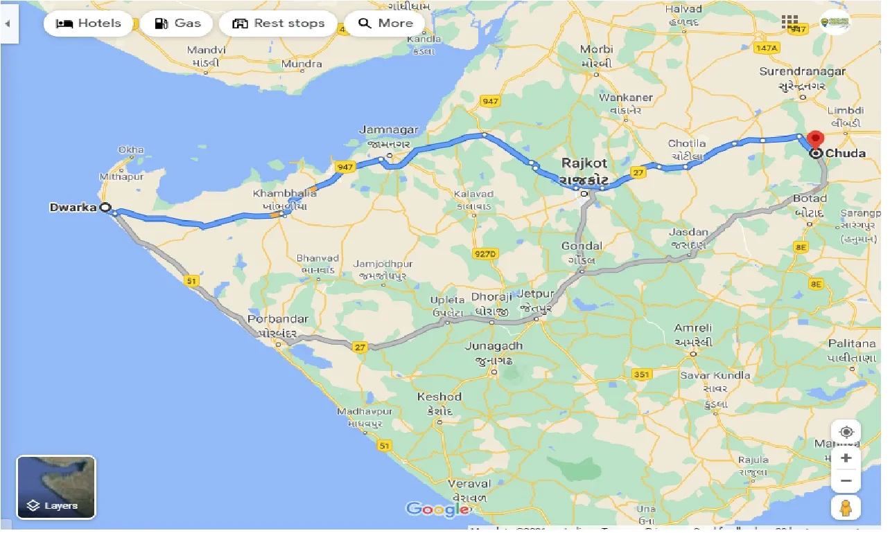 dwarka-to-chuda-taxi