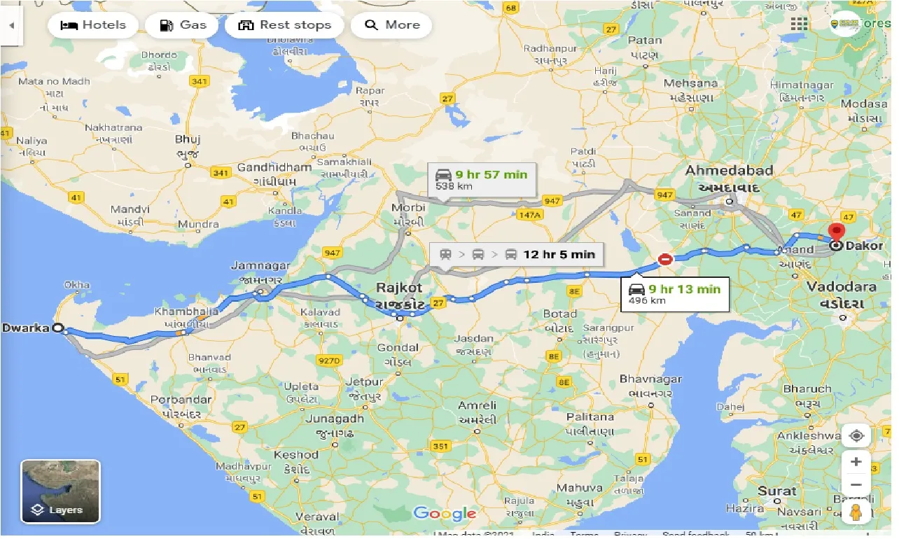 dwarka-to-dakor-taxi