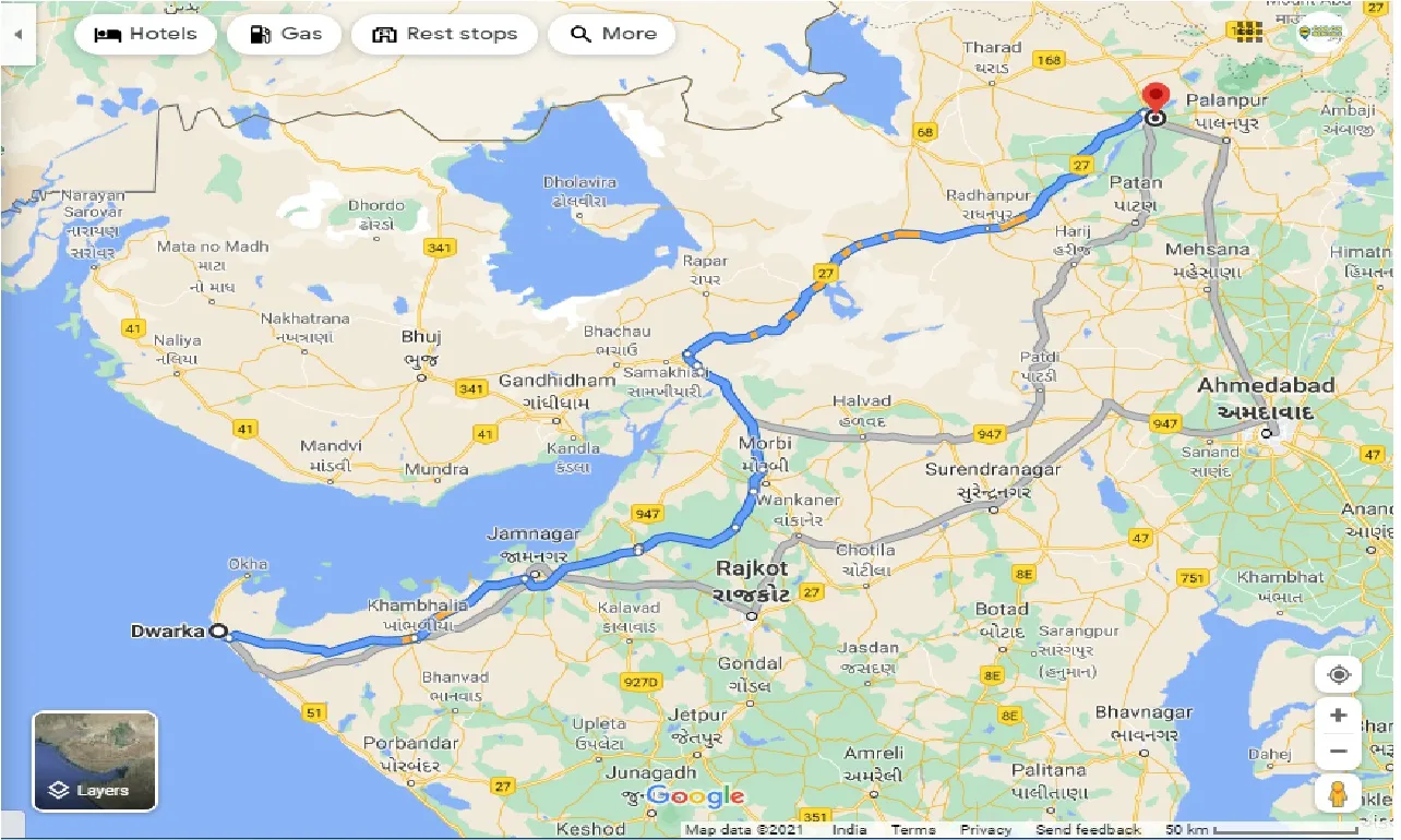 dwarka-to-deesa-one-way