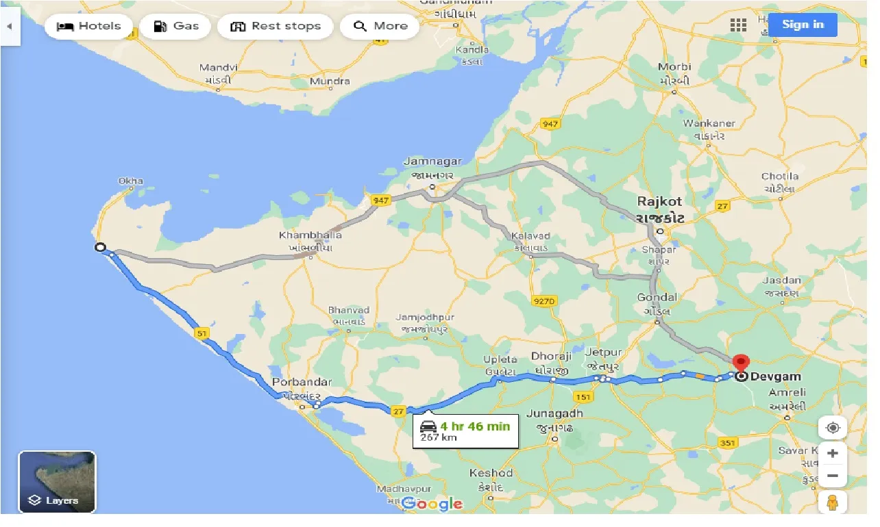 dwarka-to-devgam-taxi