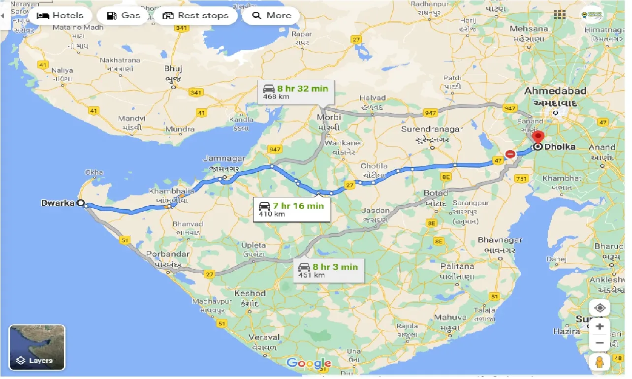 dwarka-to-dholka-one-way