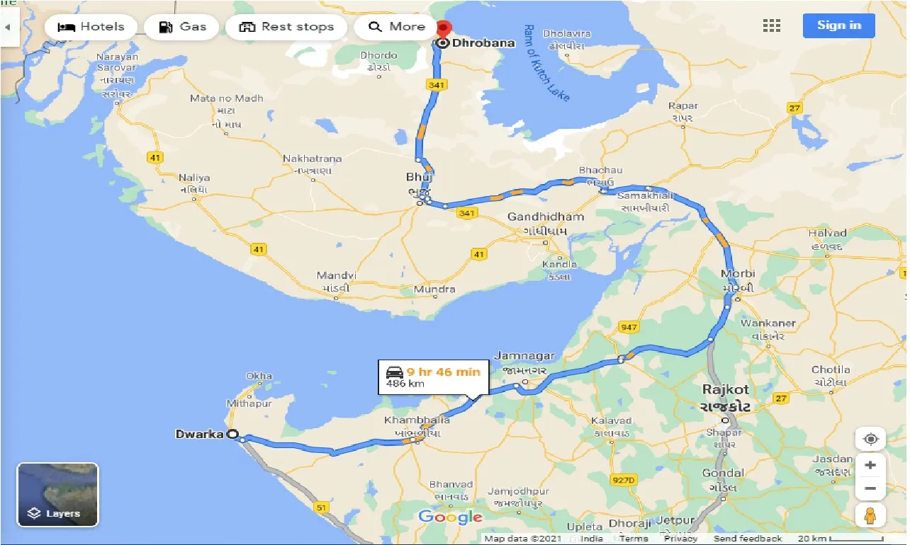 dwarka-to-dhrobana-one-way