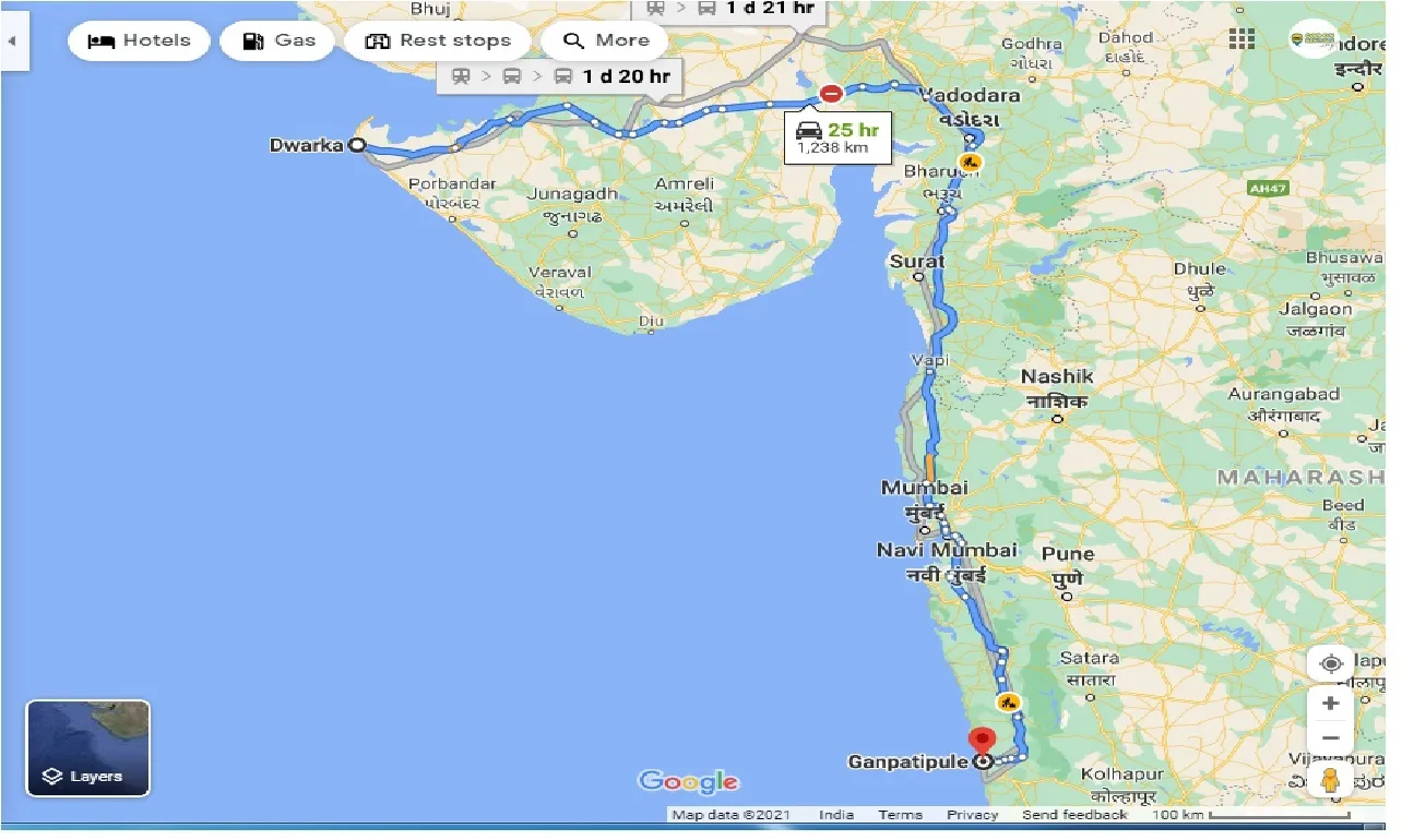 dwarka-to-ganpatipule-taxi