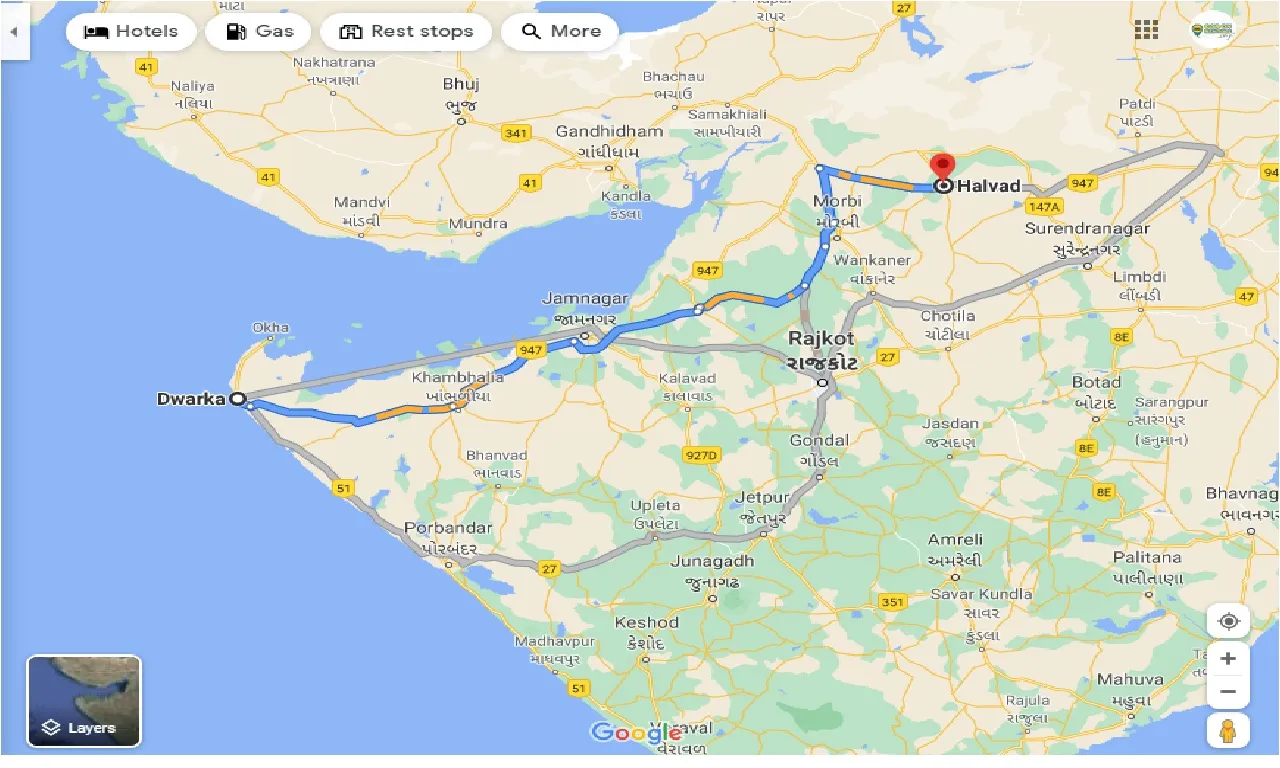 Dwarka To Halvad One Way dwarka-to-halvad-one-way