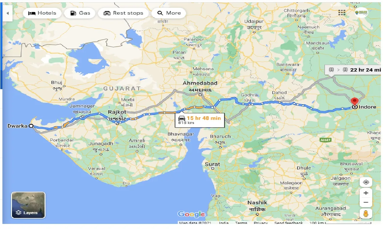 dwarka-to-indore-taxi