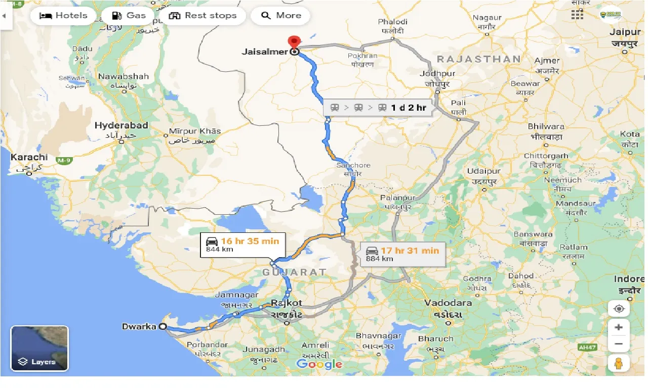 dwarka-to-jaisalmer-taxi