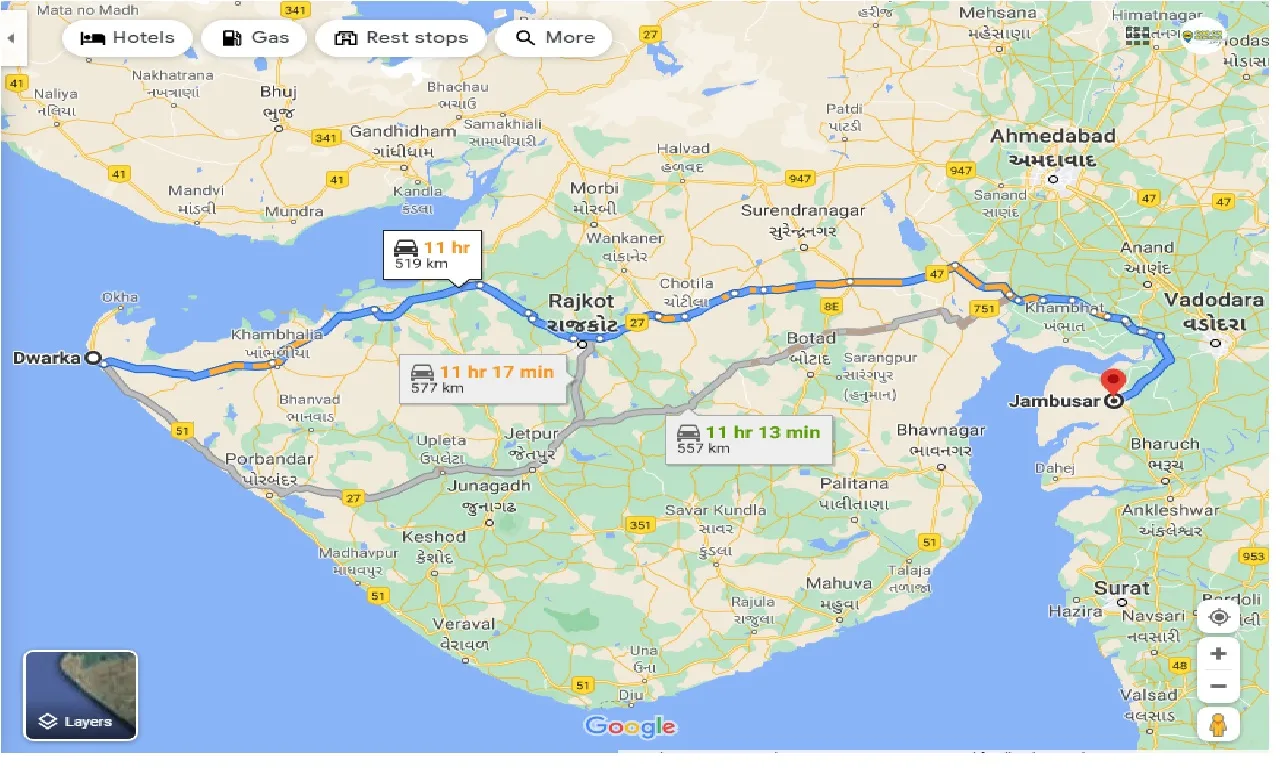 dwarka-to-jambusar-taxi