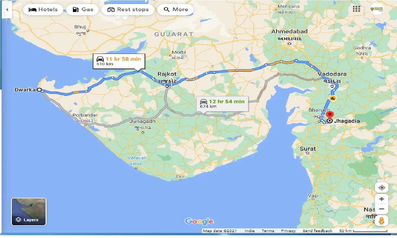 dwarka-to-jhagadia-taxi