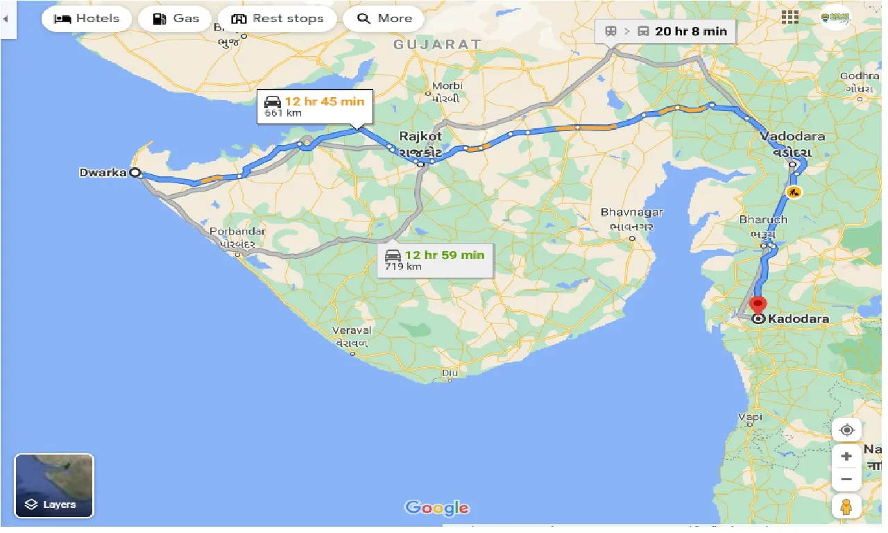 dwarka-to-kadodara-one-way