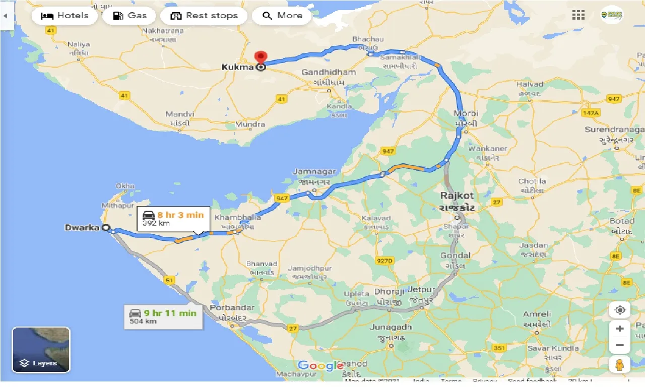 dwarka-to-kukma-one-way