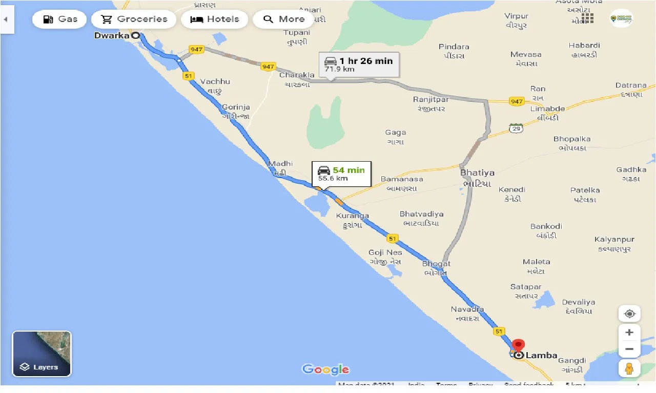 dwarka-to-lamba-taxi