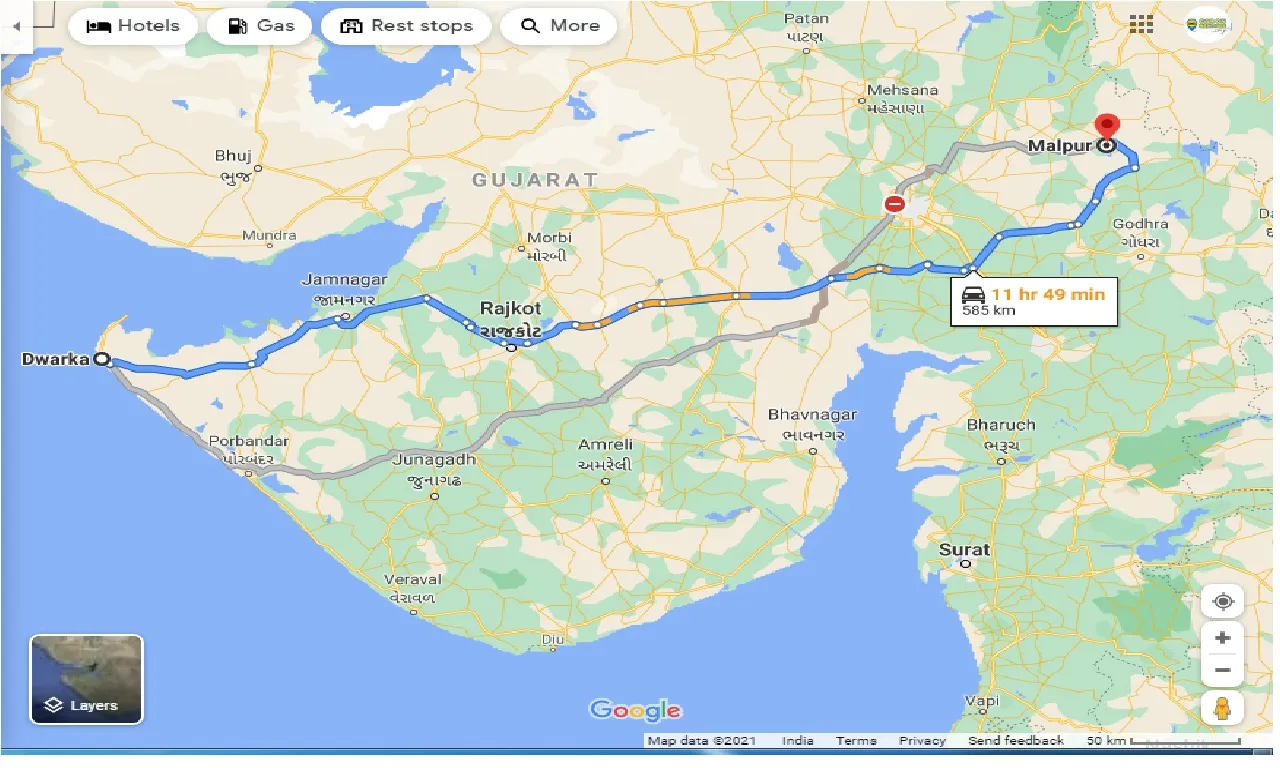 dwarka-to-malpur-taxi