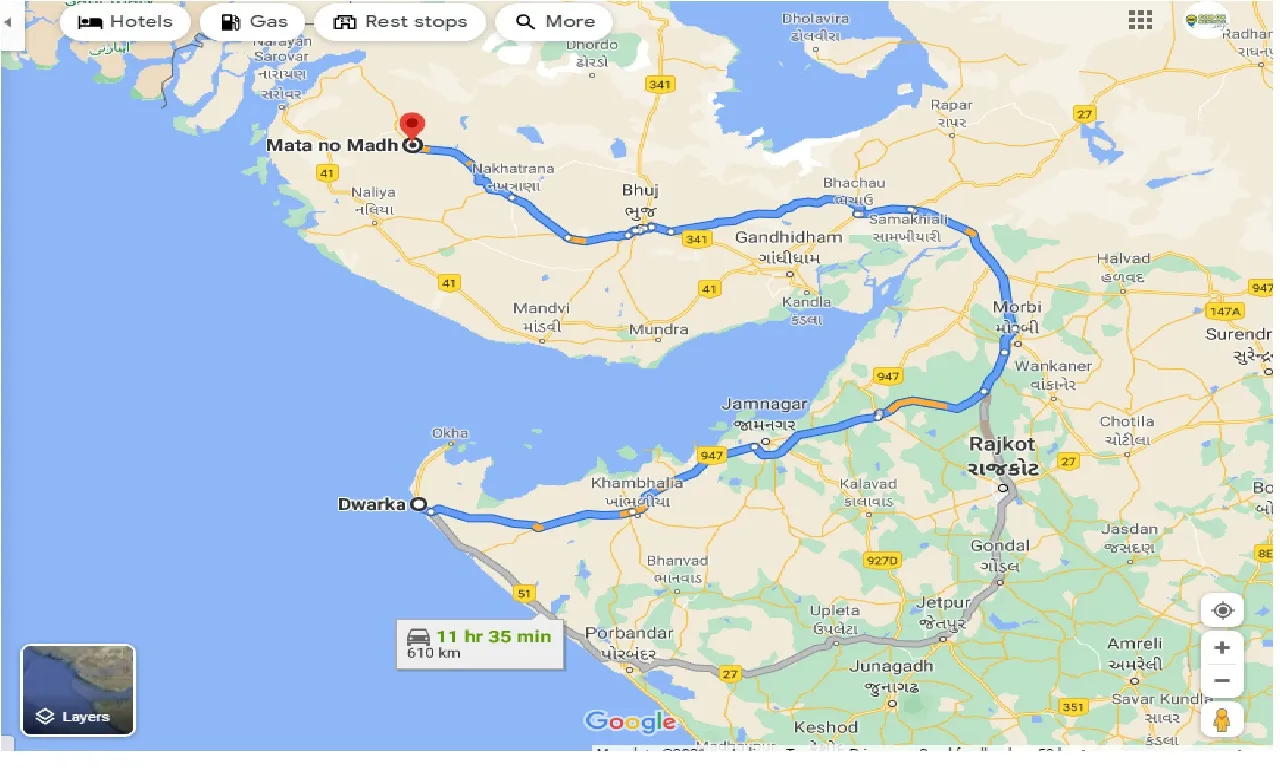 dwarka-to-mata-no-madh-taxi