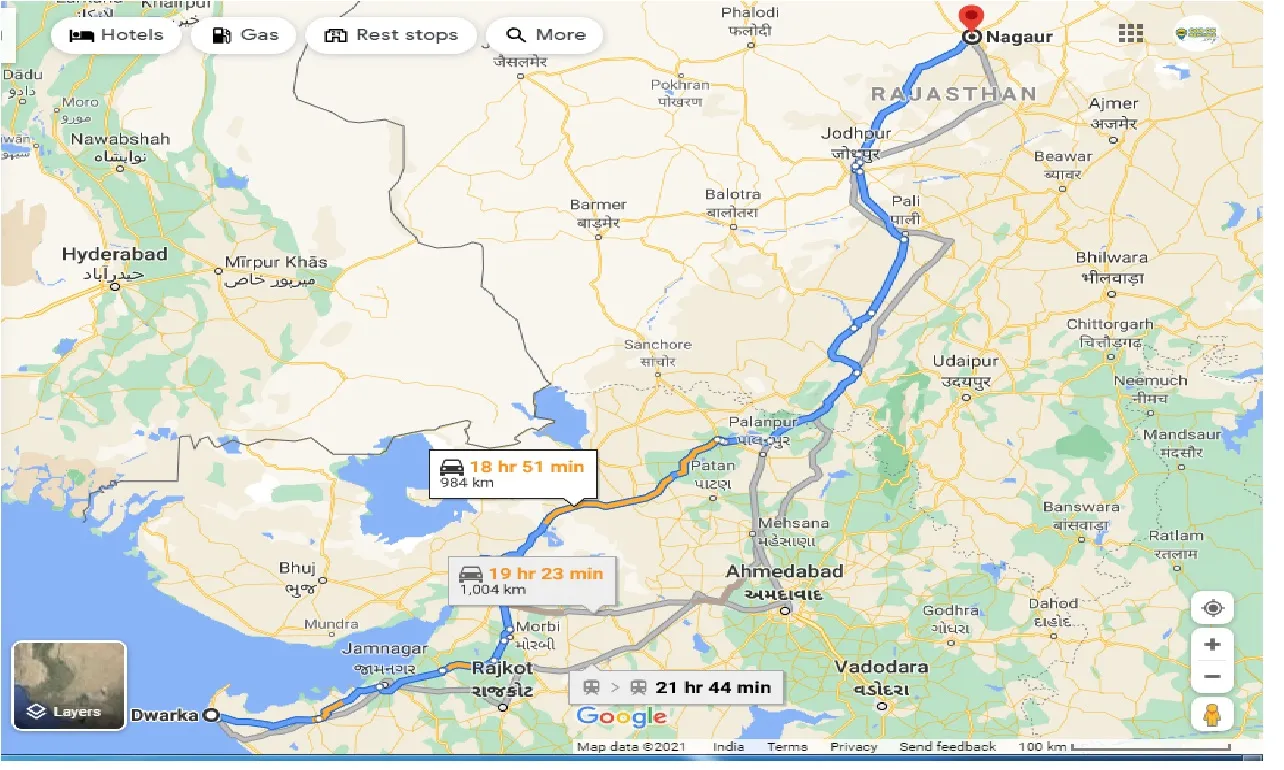 dwarka-to-nagaur-one-way