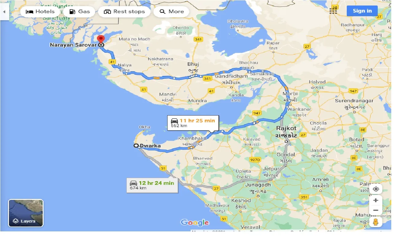 dwarka-to-narayan-sarovar-taxi